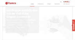 Desktop Screenshot of flamro.de